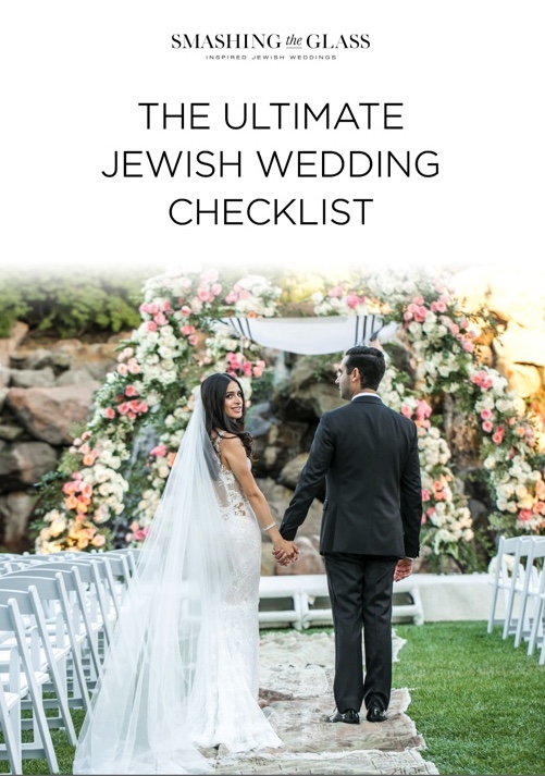 The ultimate jewish wedding checklist by Smashing The Glass
